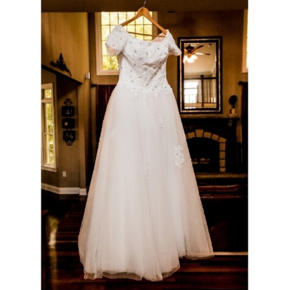 Wedding Dress A-Line Princess Tulle